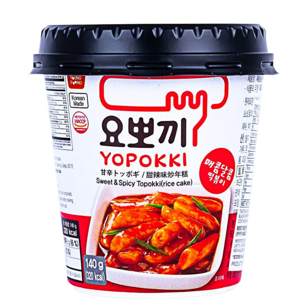 Yopokki Sweet Spicy, gnocchi di riso agropiccanti da 140g